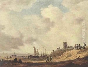 Seashore at Scheveningen 1645 by Jan van Goyen