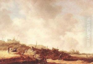 Landscape with Dunes 1630-35 by Jan van Goyen