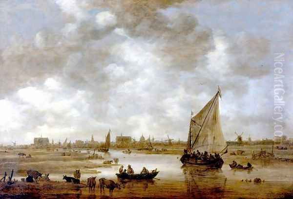 View of Leiden from the Northeast 1650 - view 1