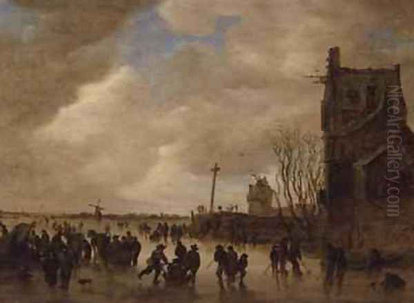 A Winter Skating Scene - view 1