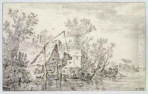 A Wooded River Landscape