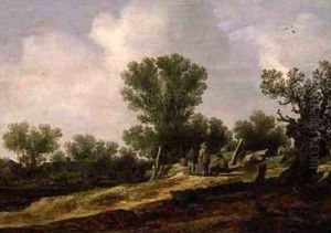 Landscape with figures resting