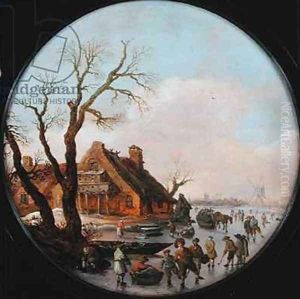 Winter Landscape by Jan van Goyen