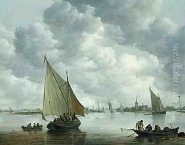 Fishingboat in an Estuary - view 1