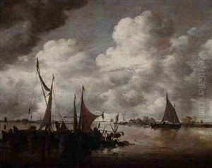Fishermen raising lobster pots
