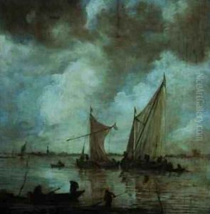 Stormy Seascape by Jan van Goyen