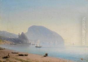 View Of The Ayu Dag, Crimea by Ivan Konstantinovich Aivazovsky