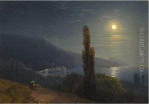 Crimean Coast In Moonlight