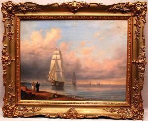 Sailboat With Men On Shore, 
Some Restorations