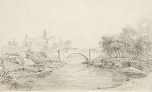 Landscape With A Bridge by Ivan Konstantinovich Aivazovsky