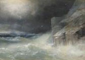 Unwetter Am Schwarzen Meer by Ivan Konstantinovich Aivazovsky