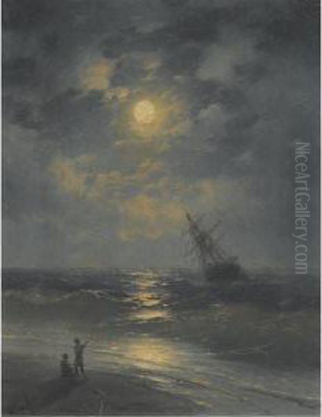 Moonlight On The Sea - view 1