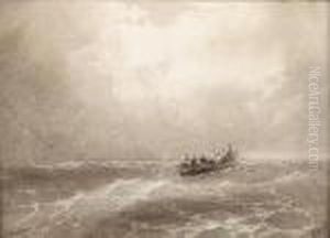 A Lifeboat In Peril by Ivan Konstantinovich Aivazovsky