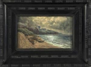 Bord De Mer A La Tombee De La Nuit. by Ivan Konstantinovich Aivazovsky