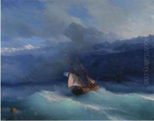 Along The Coast by Ivan Konstantinovich Aivazovsky