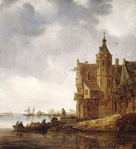 Country House near the Water 1646 by Jan van Goyen