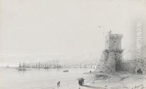 View Of Feodosiya by Ivan Konstantinovich Aivazovsky