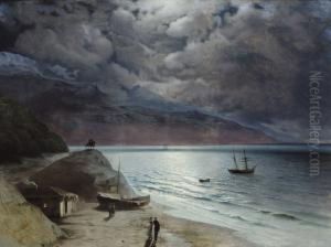 Night At Gurzof by Ivan Konstantinovich Aivazovsky