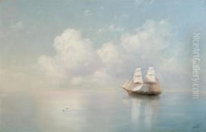 Marine. 1887 by Ivan Konstantinovich Aivazovsky
