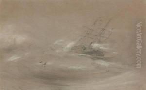 Voilier Dans La Tempet by Ivan Konstantinovich Aivazovsky