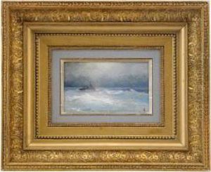 Steamer At Sea by Ivan Konstantinovich Aivazovsky