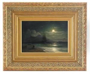 View Of The Night Sea by Ivan Konstantinovich Aivazovsky