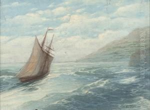 Sailing Off The Coast by Ivan Konstantinovich Aivazovsky
