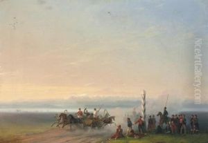 A Country Track By The Black Sea by Ivan Konstantinovich Aivazovsky
