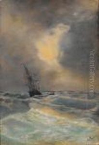 A Perilous Sea by Ivan Konstantinovich Aivazovsky
