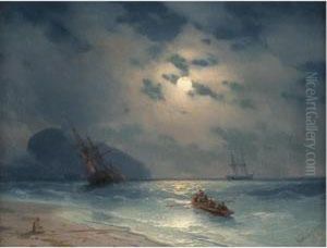 Marine Scene by Ivan Konstantinovich Aivazovsky