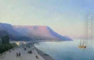 Ansicht Von Yalta. 1895. by Ivan Konstantinovich Aivazovsky