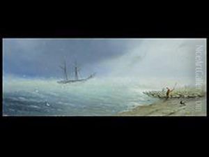 Kustenlandschaft by Ivan Konstantinovich Aivazovsky
