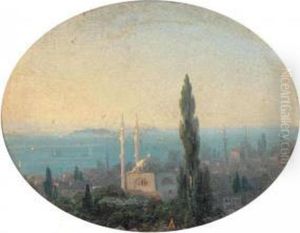 View Over Istanbul by Ivan Konstantinovich Aivazovsky