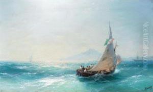 The Bay Of Naples by Ivan Konstantinovich Aivazovsky