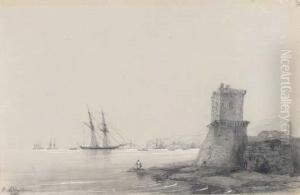 Harbour Scene by Ivan Konstantinovich Aivazovsky