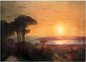 Sunset Over The Golden Horn by Ivan Konstantinovich Aivazovsky
