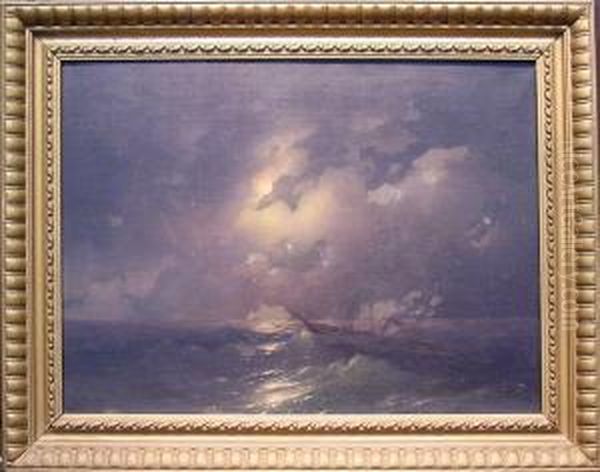 Ship In High Seas - view 1