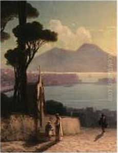 The Bay Of Naples by Ivan Konstantinovich Aivazovsky