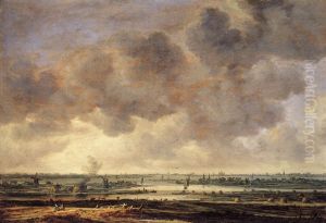 View of the Haarlemmermeer by Jan van Goyen