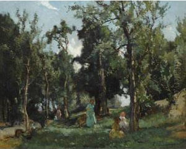Strolling In The Woods On A Summer Day - view 1