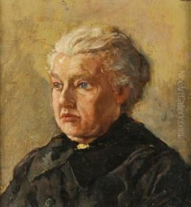 Portret Van Een Zeeuwse Visser Met Gouden Boordknoop