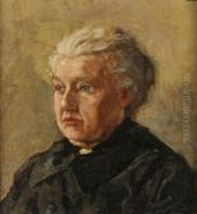 Portrait Of Azeeland Fisherman With Gold Collar Button