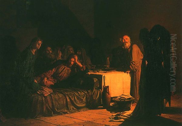 The Last Supper, 1861 by Nikolai Nikolaevich Ge