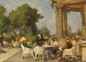 Afternoon Tea Boschhek The Hague by Johannes Evert Akkeringa