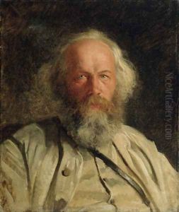 Portrait of Mikhail Alexandrovich Bakunin (1814-76) 1871 Portrait of Mikhail Alexandrovich Bakunin (1814-76) 1871