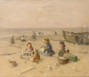 Beach Fun by Johannes Evert Akkeringa