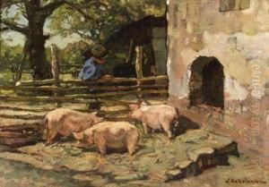 Lunch Time by Johannes Evert Akkeringa