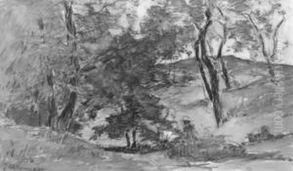 Figures In A Dune Landscape - view 1
