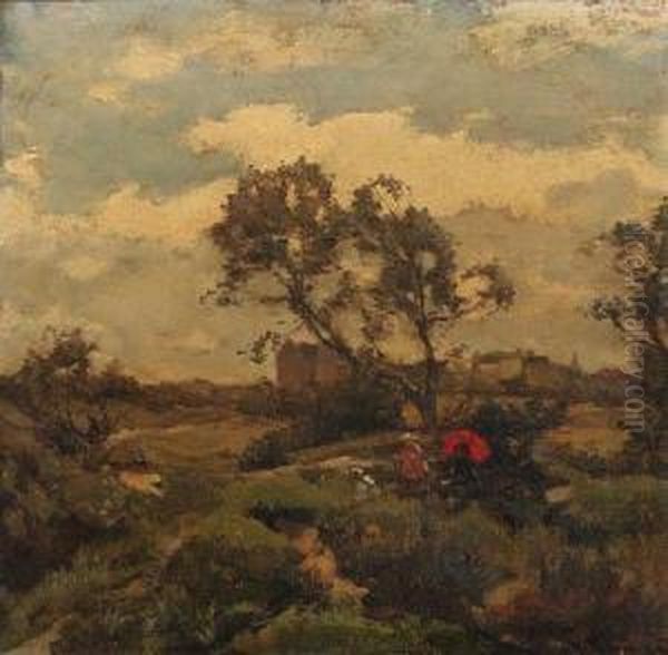 A Summer's Day In The Dunes, Near The Hague by Johannes Evert Akkeringa