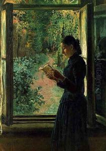 Portrait of Natalia Petrunkevitsin, 1893 by Nikolai Nikolaevich Ge